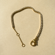 Lumière Rivière gold-plated zircon tennis bracelet