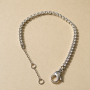 Lumière Rivière silver-plated zircon tennis bracelet