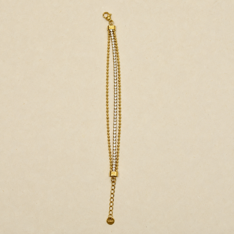 Perlée Brilliance bracelet full-length product view